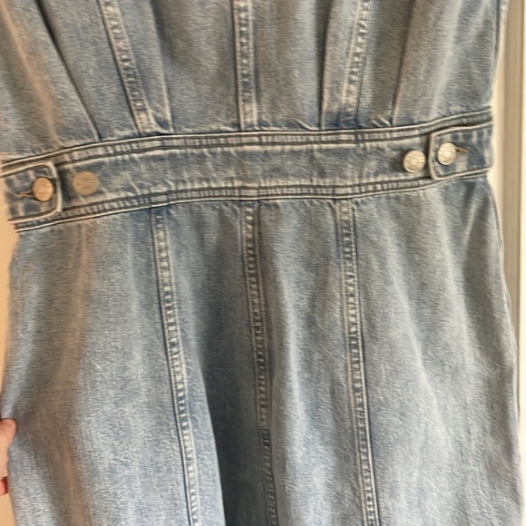 NWT Madewell denim cap sleeve shirtdress size 4 - Picture 6 of 7